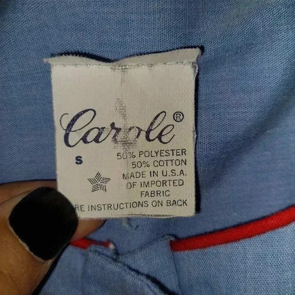 Carole Chambray Short Sleeve Duster Robe - Picture 7 of 7